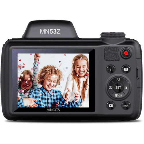 16.MP 1/2.3" BSI CMOS Sensor
53x Optical Zoom Lens
Full HD 1080p Video at 30fps
24-1256mm (35mm Equivalent)
3.0" 460k-Dot LCD Monitor
ISO 100-3200
Optical Image Stabilization - Image 4