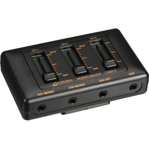 AZDEN MIC MIXER 3-CHANNEL (CAM-3) - Image 3