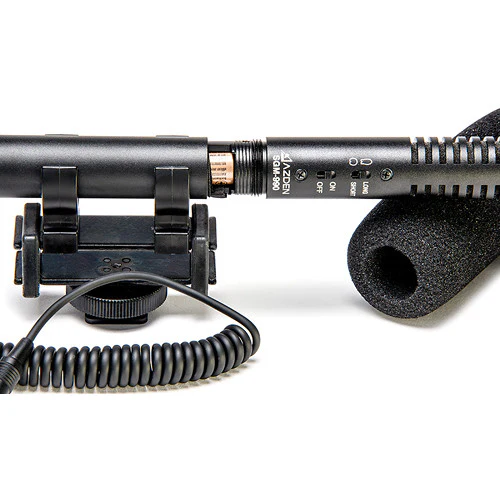 AZDEN SHOTGUN MIC FOR MOBILE DEVICES W/2 POSITION SWITCH (SGM-990 +1) - Image 3