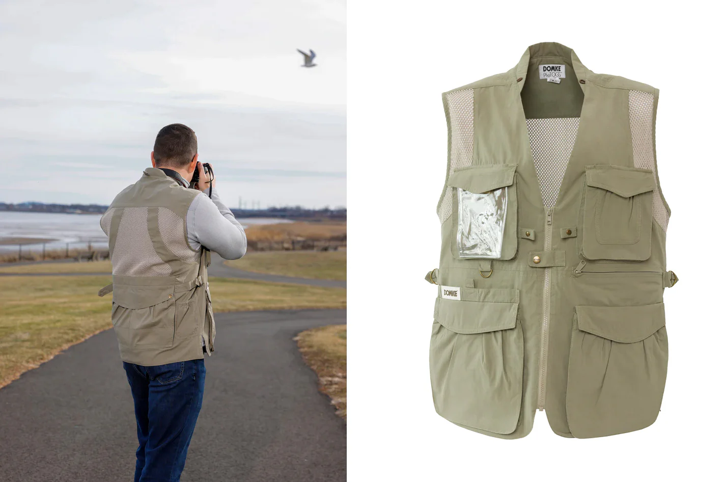 The Domke PhoTOGS Vest was also brought to help photographers carry their gear in places where it’s not easy to carry a bag, and has become, as the Domke bags, almost a badge of honor for photographers. As the company outgrew its original small... - Image 2