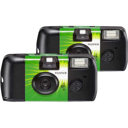 Fuji Quicksnap Flash 400 2Pack Disposable Camera (89195)