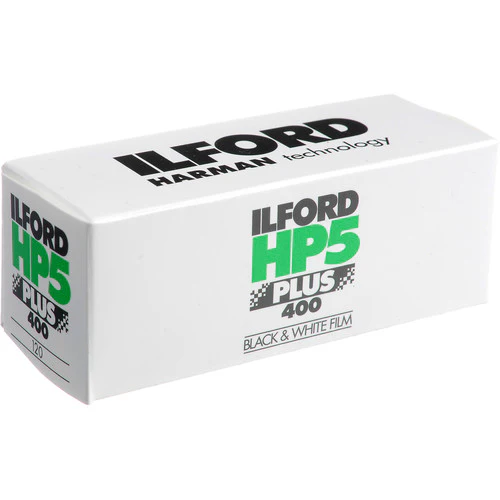 Ilford HP5 Plus 400 Black and White Negative Film - 120 Film