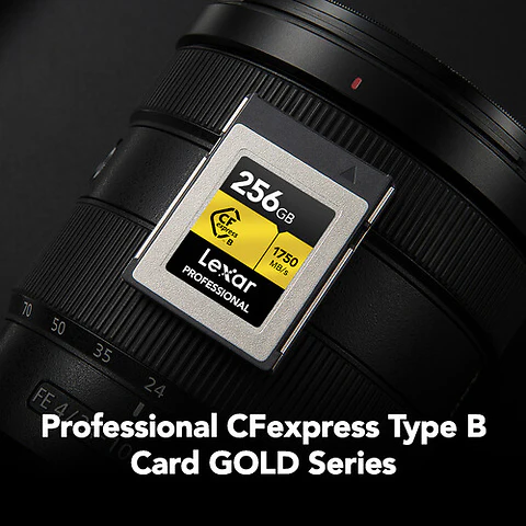 Lexar Professional GOLD CFexpress 4.0 Type B Card 256GB