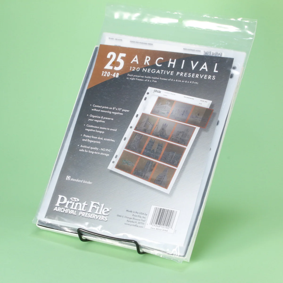 Printfile Archival Preserve pages 120-4B (120mm 6x7)
