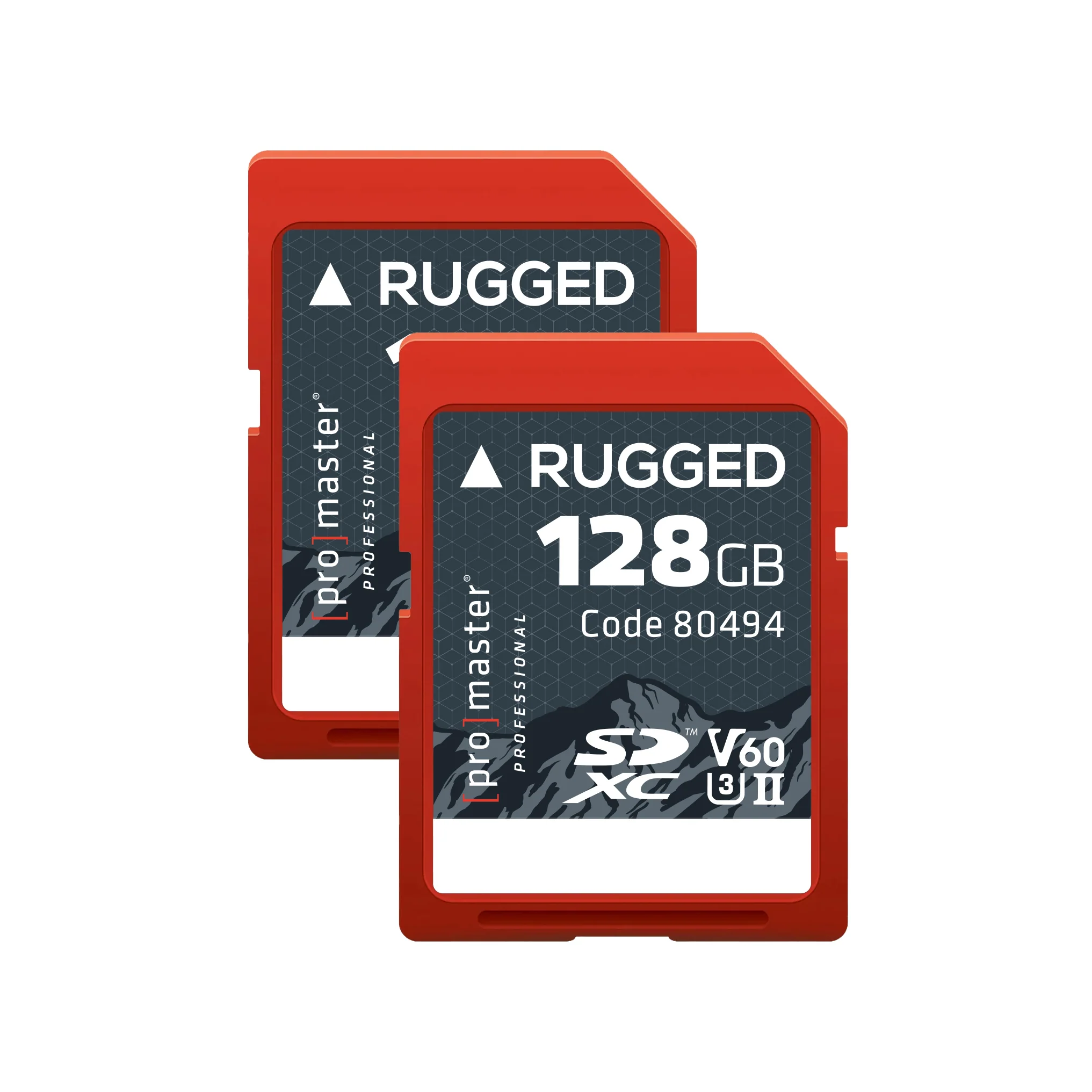 PRO SDXC 128GB Rugged UHS-II V60 | 2-PACK (89377) - Image 2