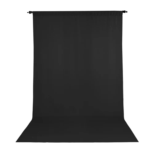 PRO Wrinkle Resistant Backdrop 10'x20' - Black (2974)