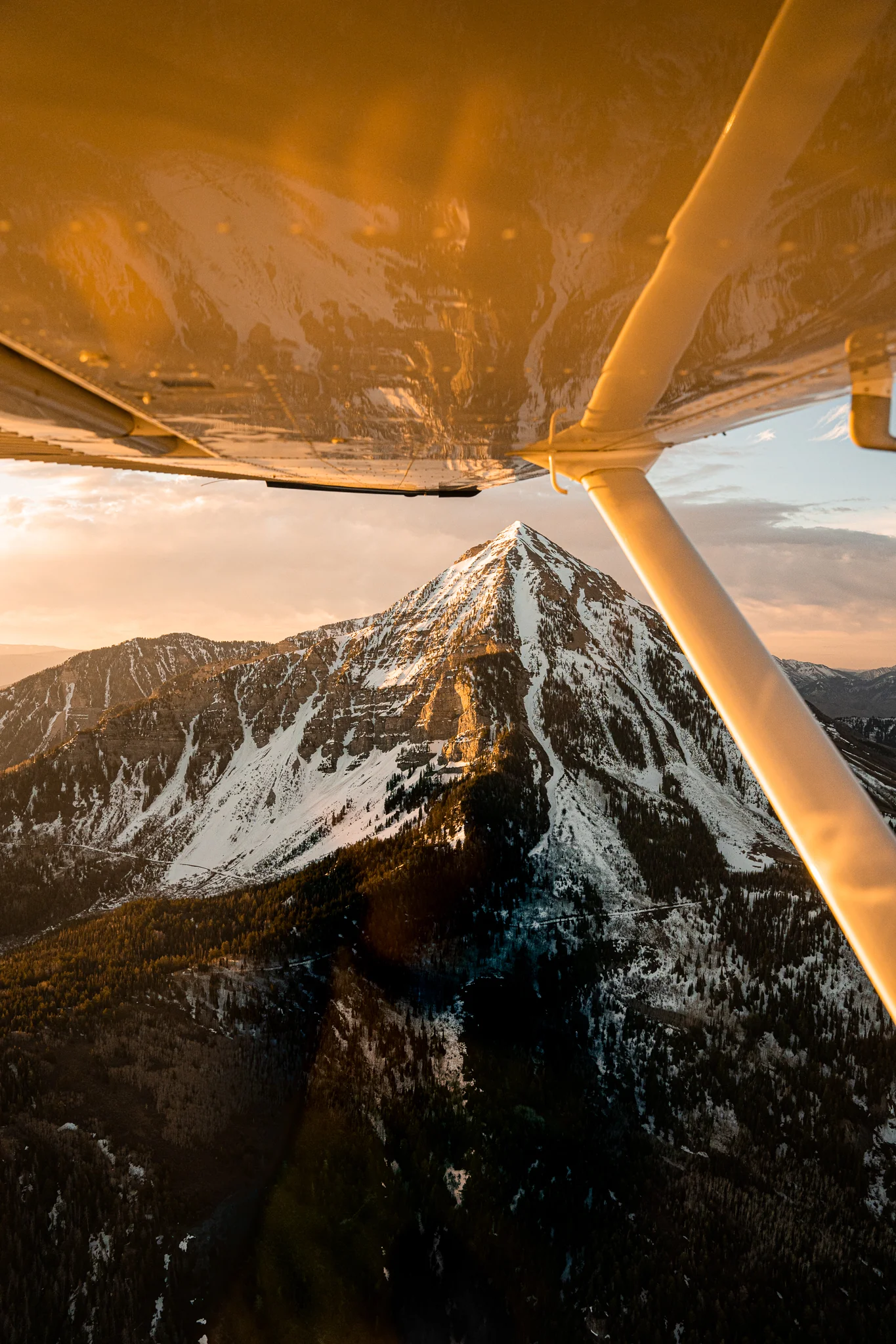 Reflections at 12,000 Feet - Utah Lake