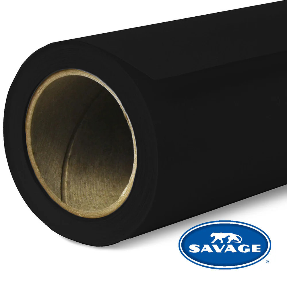 SAVAGE PAPER BACKDROP 53" - BLACK