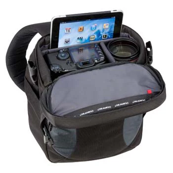Tamrac Velocity 7z V2.0 Sling Bag (Black/Gray) - Image 2