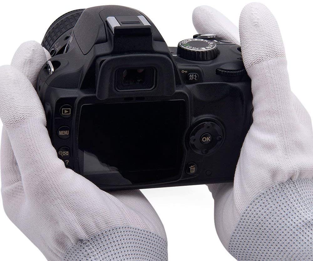 Anti-static cleaning gloves (white) ×1pair - Image 2